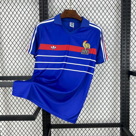 Camisa Retrô França I - Adidas 1984
