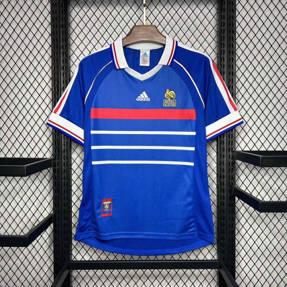 Camisa Retrô França I - Adidas 1998