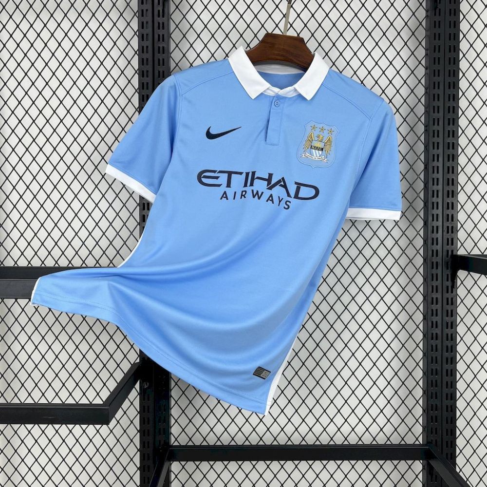Camisa Retrô Manchester City I - Nike 15/16