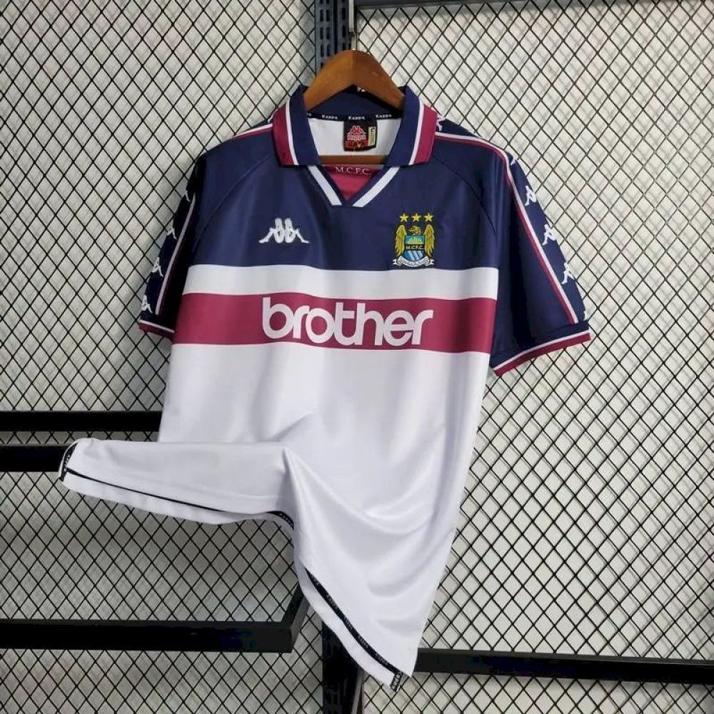 Camisa Retrô Manchester City II - Kappa 97/98