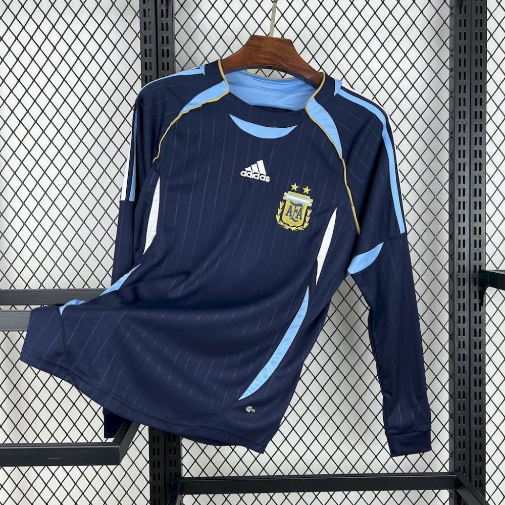 Camisa Retrô Manga Longa Argentina II - Adidas 2006