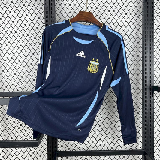 Camisa Retrô Manga Longa Argentina II - Adidas 2006