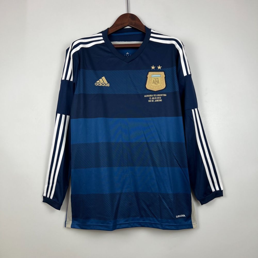 Camisa Retrô Manga Longa Argentina II - Adidas 2014