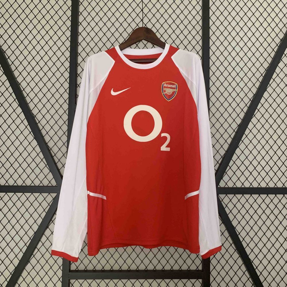 Camisa Retrô Manga Longa Arsenal I - Nike 02/04