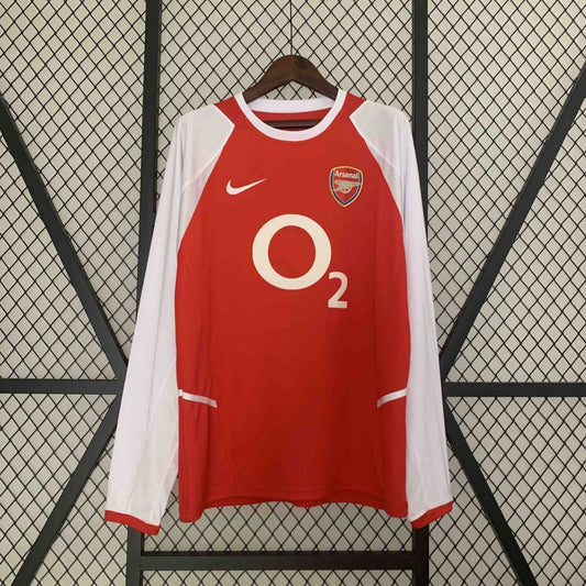 Camisa Retrô Manga Longa Arsenal I - Nike 02/04