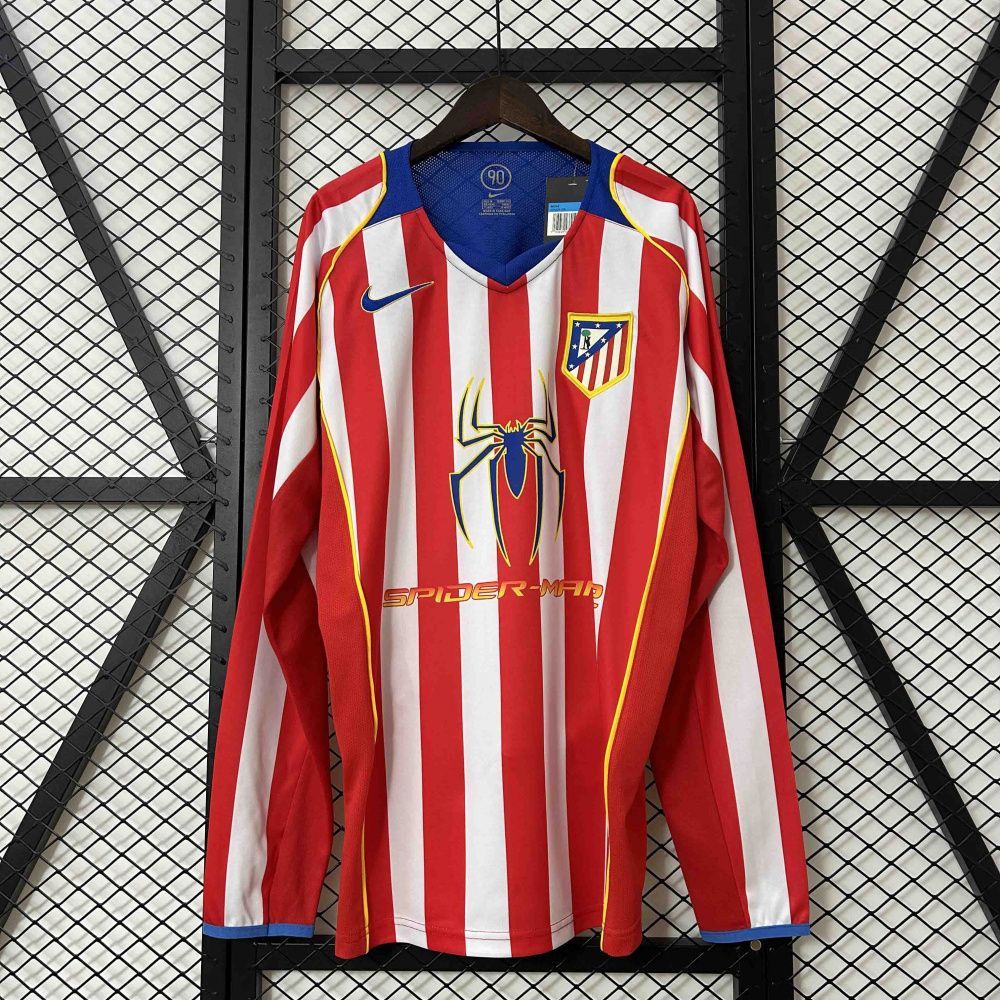 Camisa Retrô Manga Longa Atlético de Madrid I - Nike 04/05