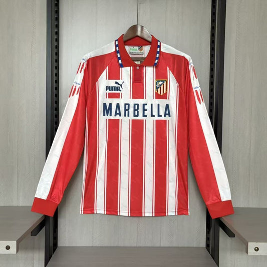 Camisa Retrô Manga Longa Atlético de Madrid I - Puma 94/95