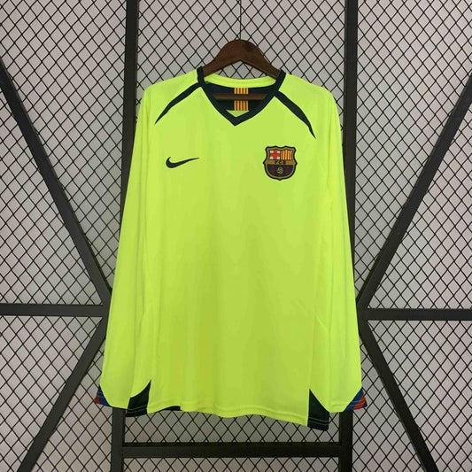 Camisa Retrô Manga Longa Barcelona II - Nike 05/06