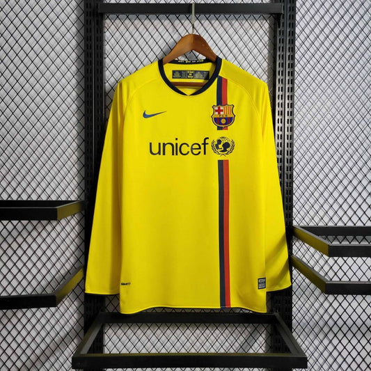 Camisa Retrô Manga Longa Barcelona II - Nike 08/09