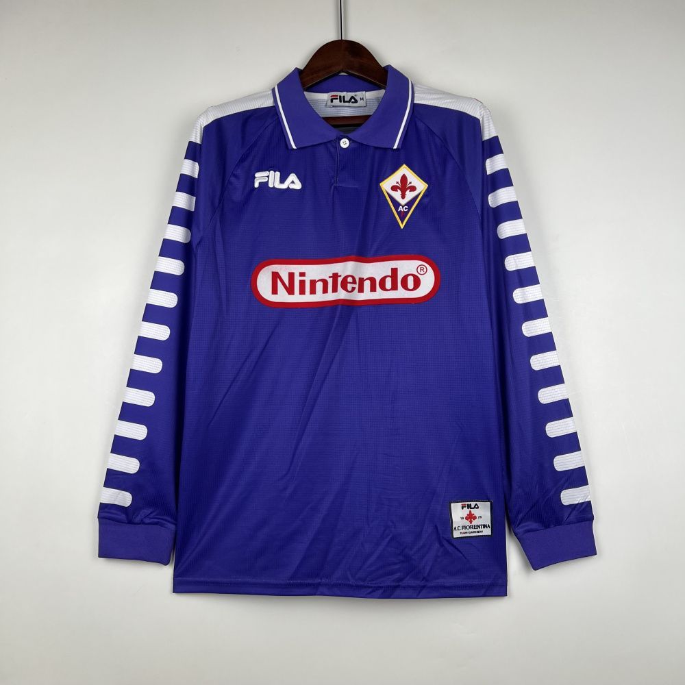 Camisa Retrô Manga Longa Fiorentina I - Fila 98/99
