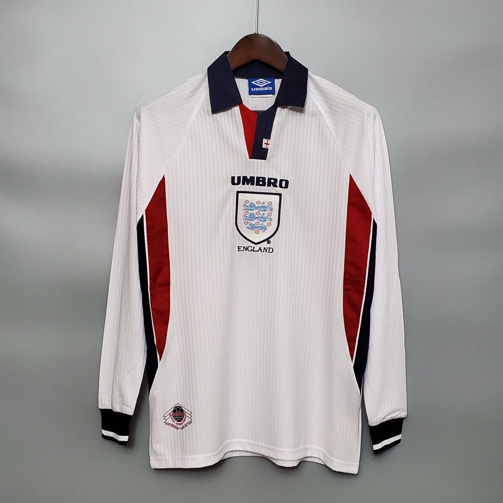Camisa Retrô Manga Longa Inglaterra I - Umbro 1988