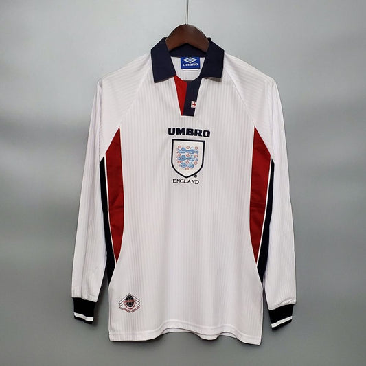 Camisa Retrô Manga Longa Inglaterra I - Umbro 1988