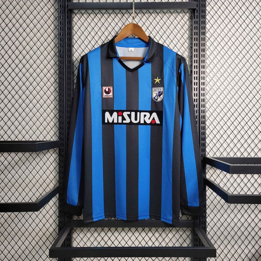 Camisa Retrô Manga Longa Inter de Milão I - 88/90