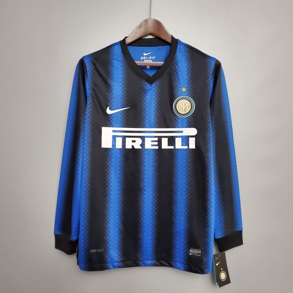 Camisa Retrô Manga Longa Inter de Milão I - Nike 10/11