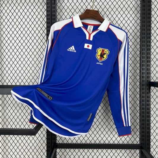 Camisa Retrô Manga Longa Japão I - Adidas 2000