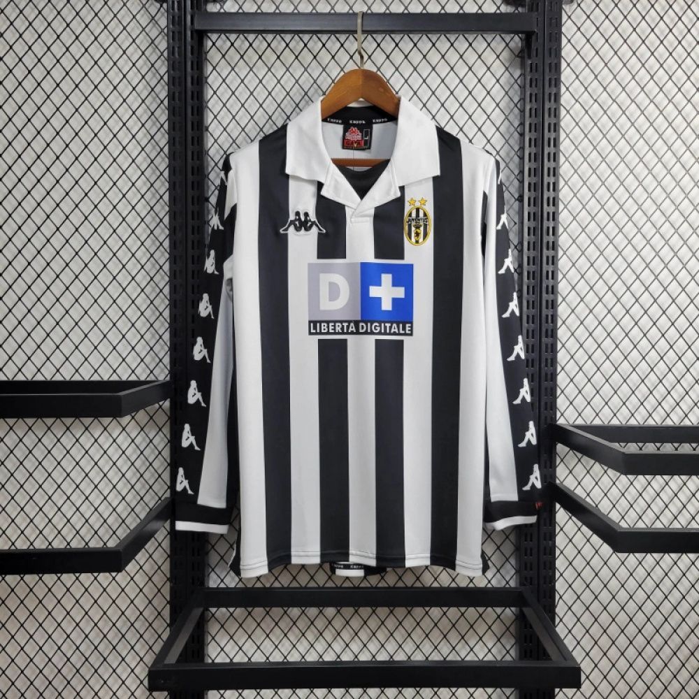 Camisa Retrô Manga Longa Juventus I - Adidas 99/00