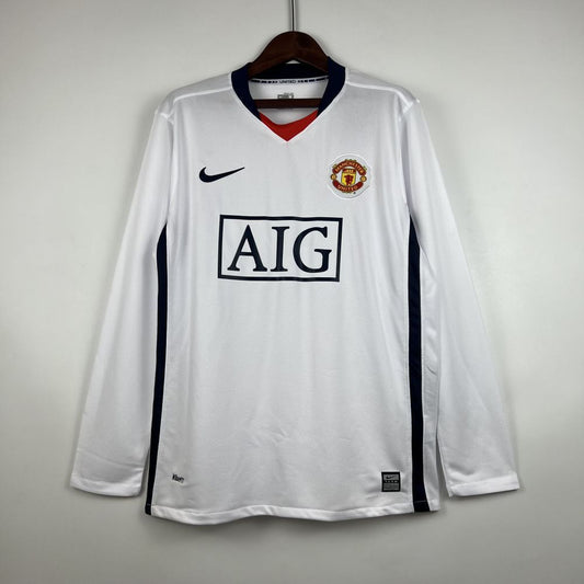 Camisa Retrô Manga Longa Manchester United II - Nike 07/08