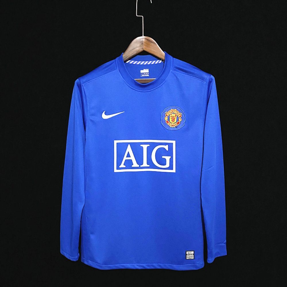 Camisa Retrô Manga Longa Manchester United III - Nike 08/09