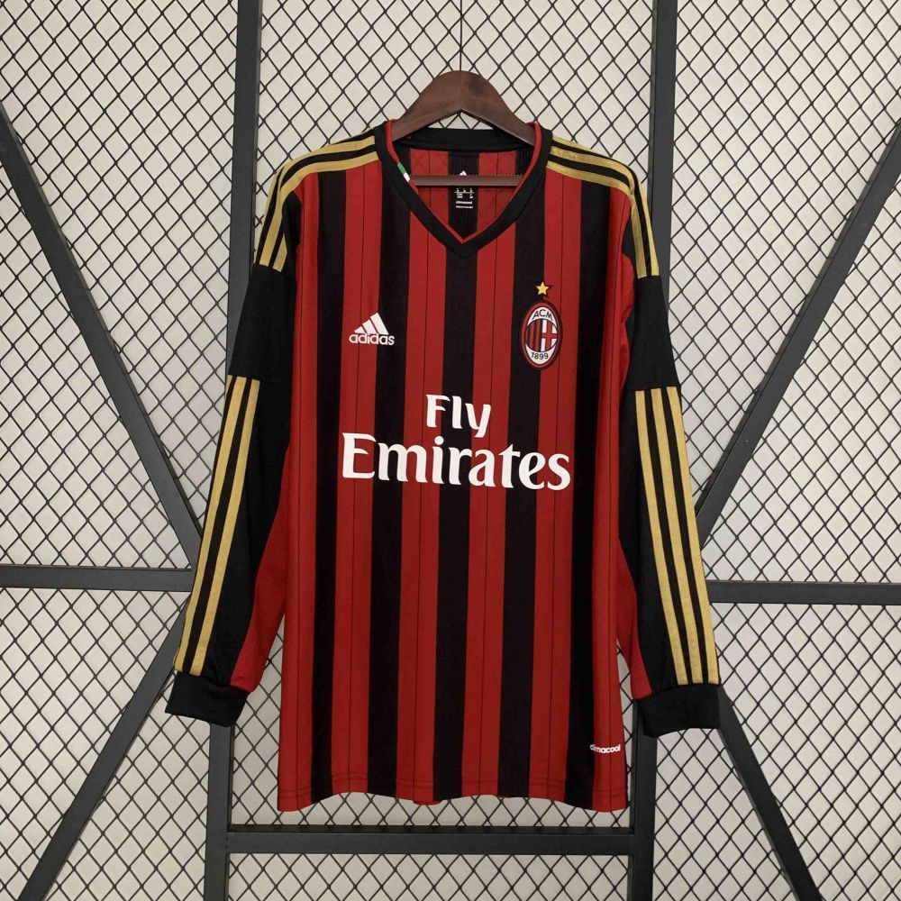 Camisa Retrô Manga Longa Milan I - Adidas 13/14