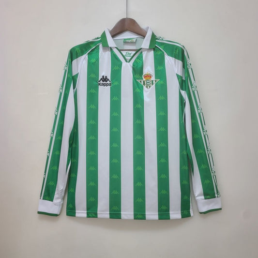 Camisa Retrô Manga Longa Real Betis I - Kappa 95/97