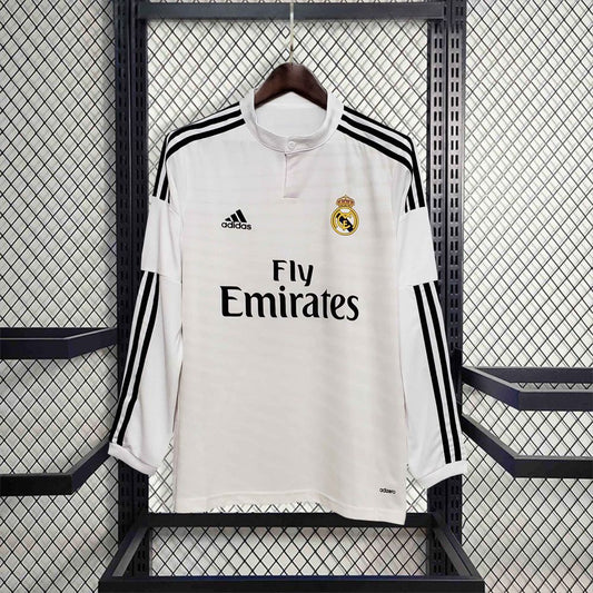Camisa Retrô Manga Longa Real Madrid I - Adidas 14/15