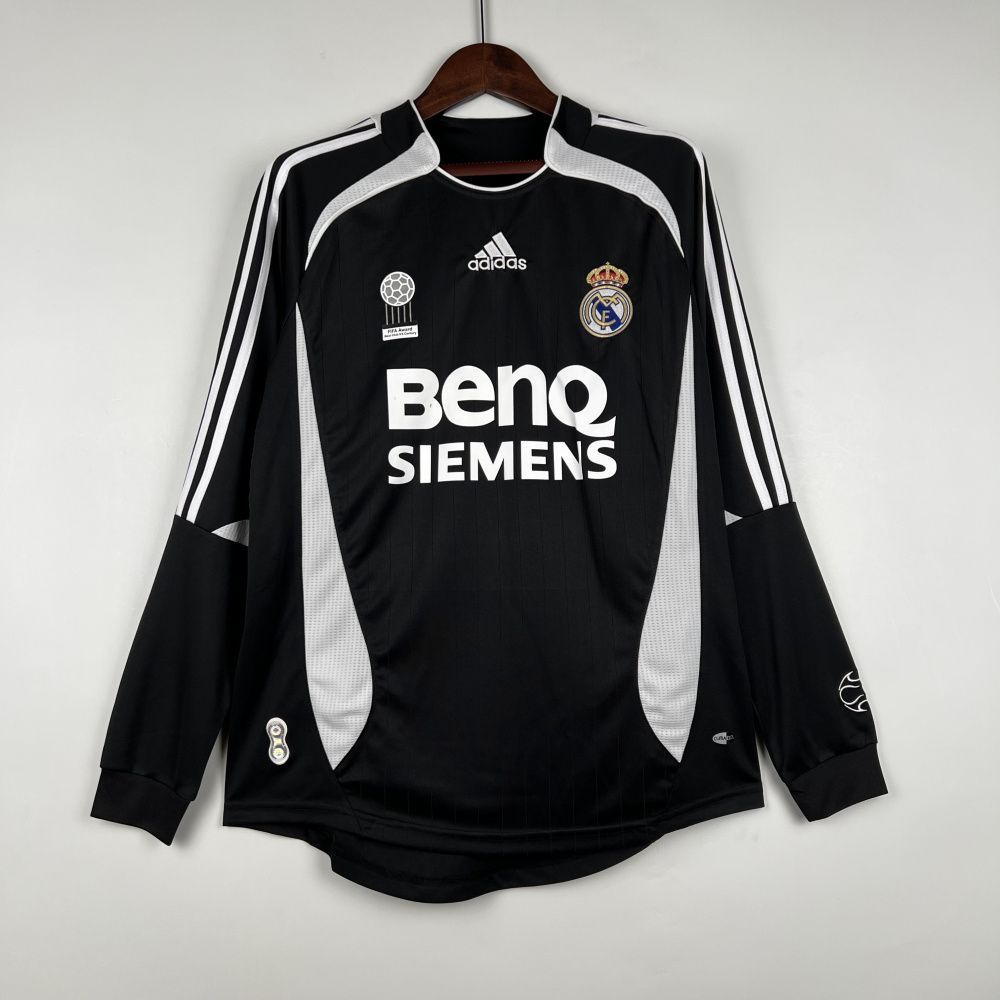 Camisa Retrô Manga Longa Real Madrid II - Adidas 06/07