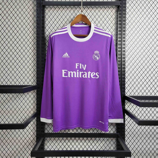 Camisa Retrô Manga Longa Real Madrid II - Adidas 17/18