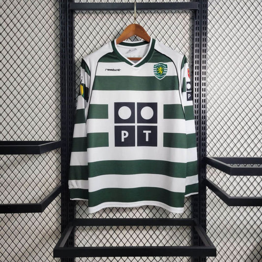Camisa Retrô Manga Longa Sporting I - Reebok 01/03