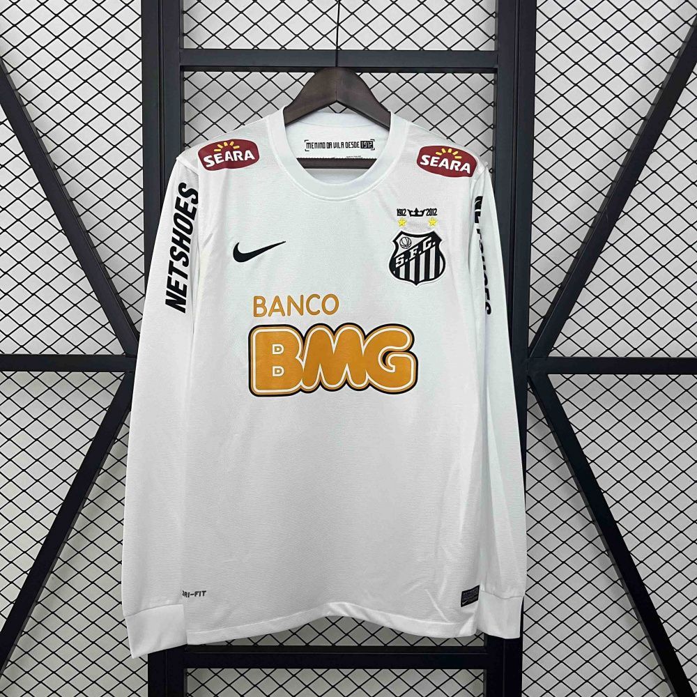 Camisa Retrô Manga Longa Santos I - Nike 11/12
