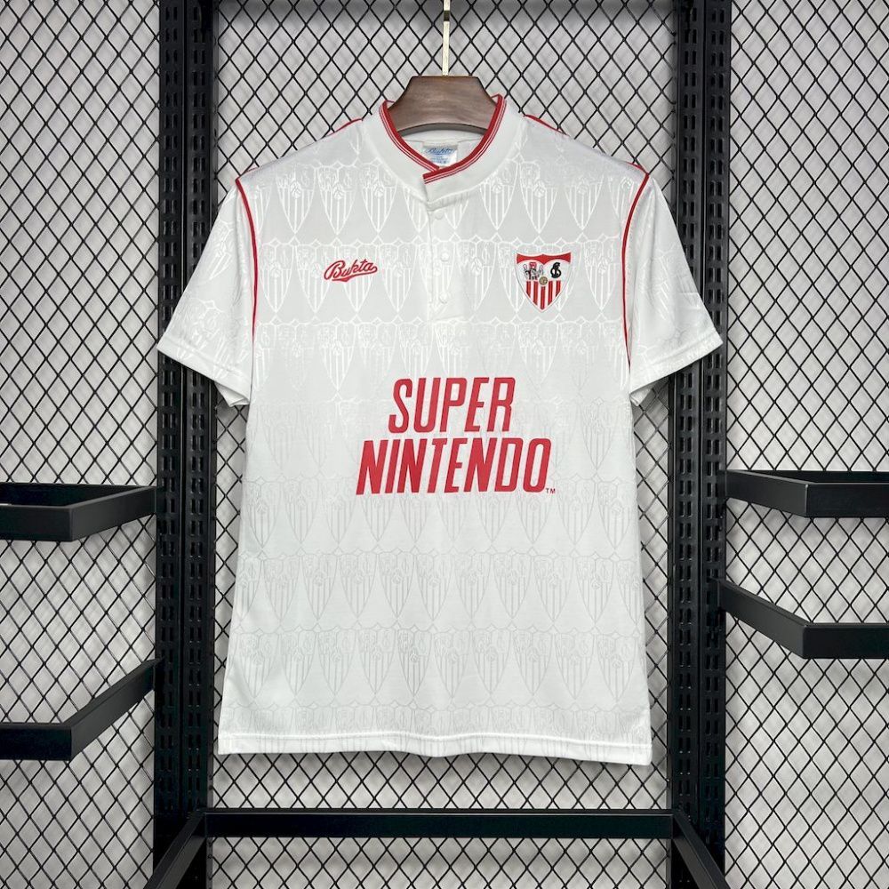 Camisa Retrô Sevilla I - Buhta 91/92