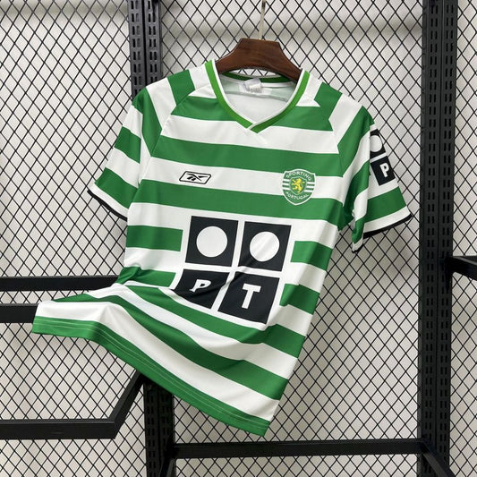 Camisa Retrô Sporting I - Rebook 03/04
