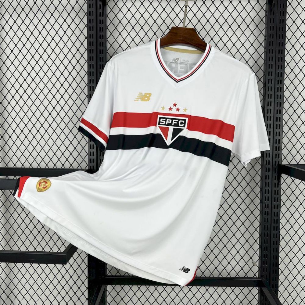 Camisa Masculina São Paulo I - New Balance 25/26
