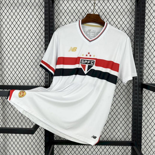 Camisa Masculina São Paulo I - New Balance 25/26