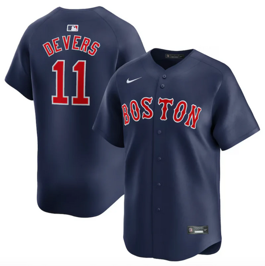 Camisa MLB Torcedor Boston Red Sox Azul Marinho - Rafael Devers #11