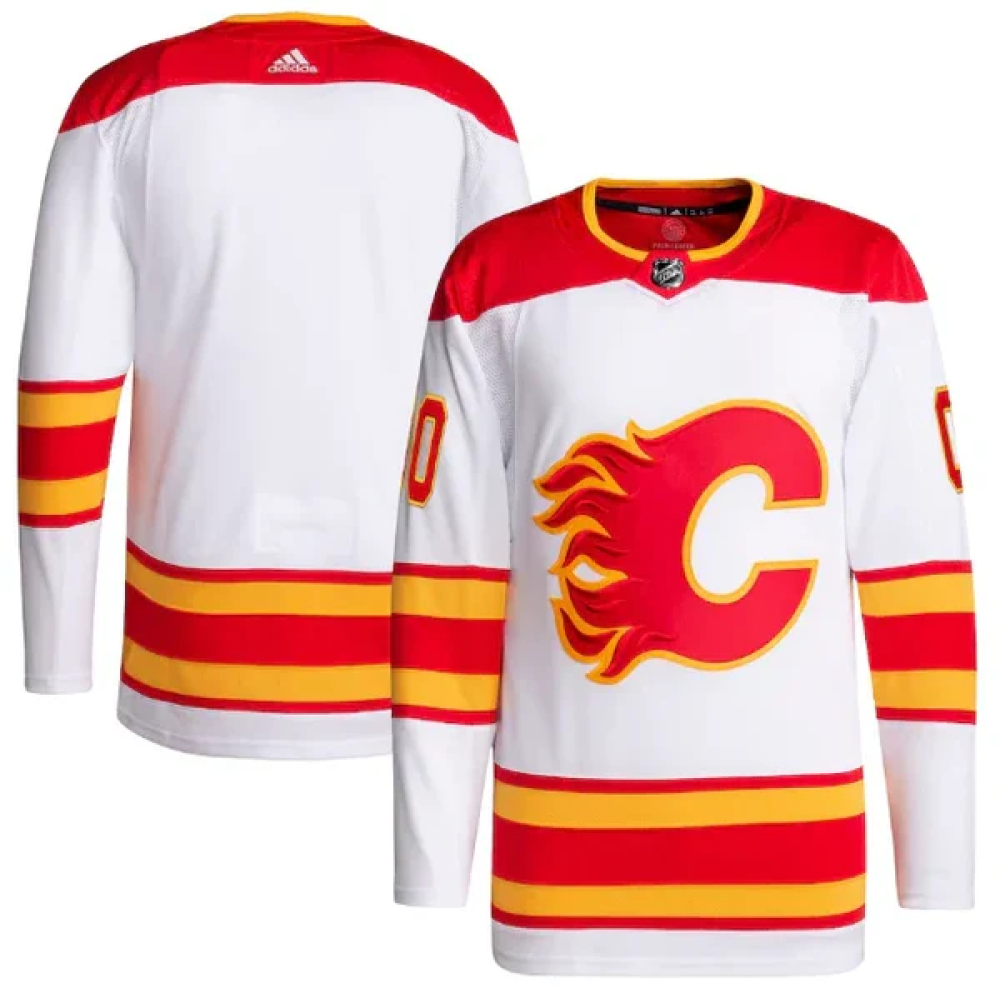 Camisa NHL Torcedor Calgary Flames Branca