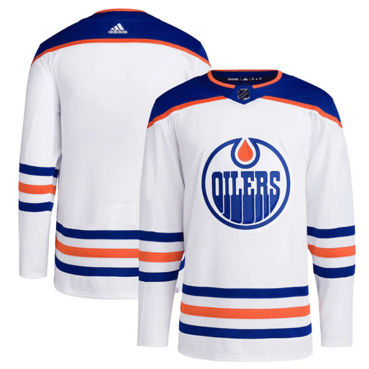 Camisa NHL Torcedor Edmonton Oilers Branca