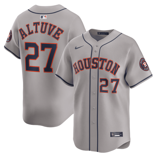 Camisa MLB Torcedor Houston Astros Cinza - Jose Altuve #27
