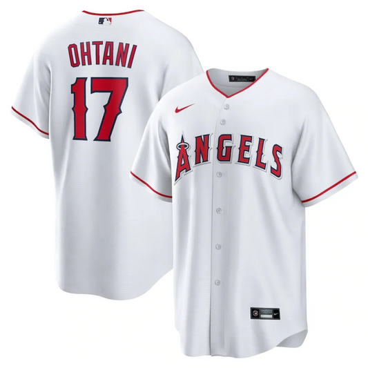 Camisa MLB Torcedor Los Angeles Angels Branca - Shohei Ohtani #17