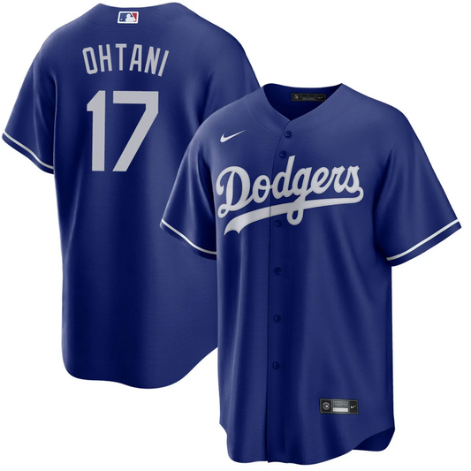 Camisa MLB Torcedor Los Angeles Dodgers Azul - Shohei Ohtani #17
