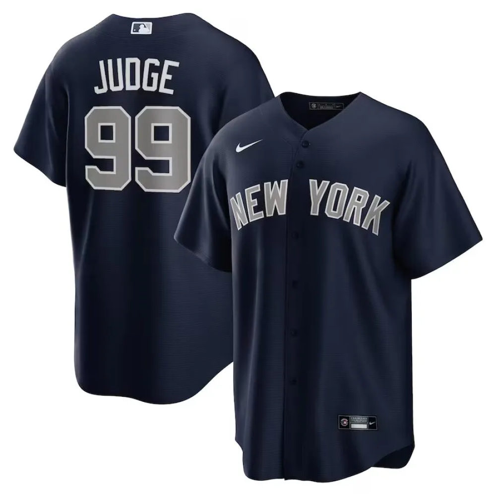 Camisa MLB Torcedor New York Yankees Azul Marinho - Aaron Judge #99