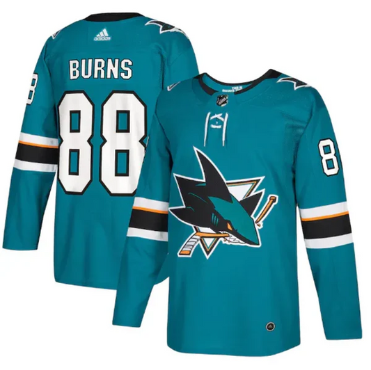 Camisa NHL Torcedor San Jose Sharks Azul - Brent Burns #88