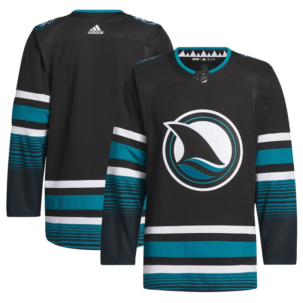 Camisa NHL Torcedor San Jose Sharks Preta