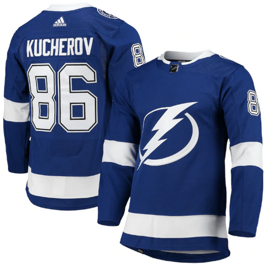 Camisa NHL Torcedor Tampa Bay Lightning Azul - Nikita Kucherov #86