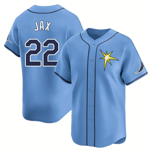 Camisa MLB Torcedor Tampa Bay Rays Azul - Griffin Jax #22