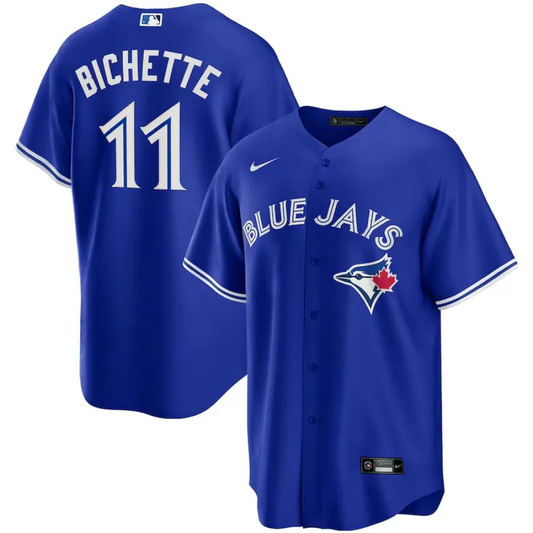 Camisa MLB Torcedor Toronto Blue Jays Azul - Bo Bichette #11