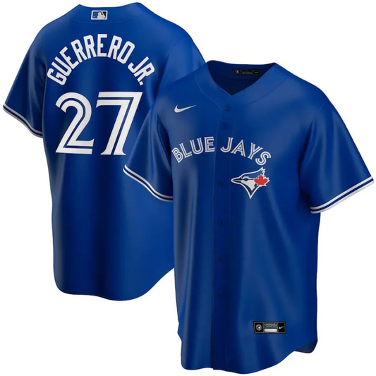 Camisa MLB Torcedor Toronto Blue Jays Azul - Guerrero Jr #27