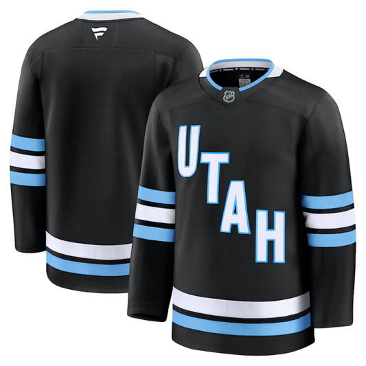 Camisa NHL Torcedor Utah Mammoth Preta