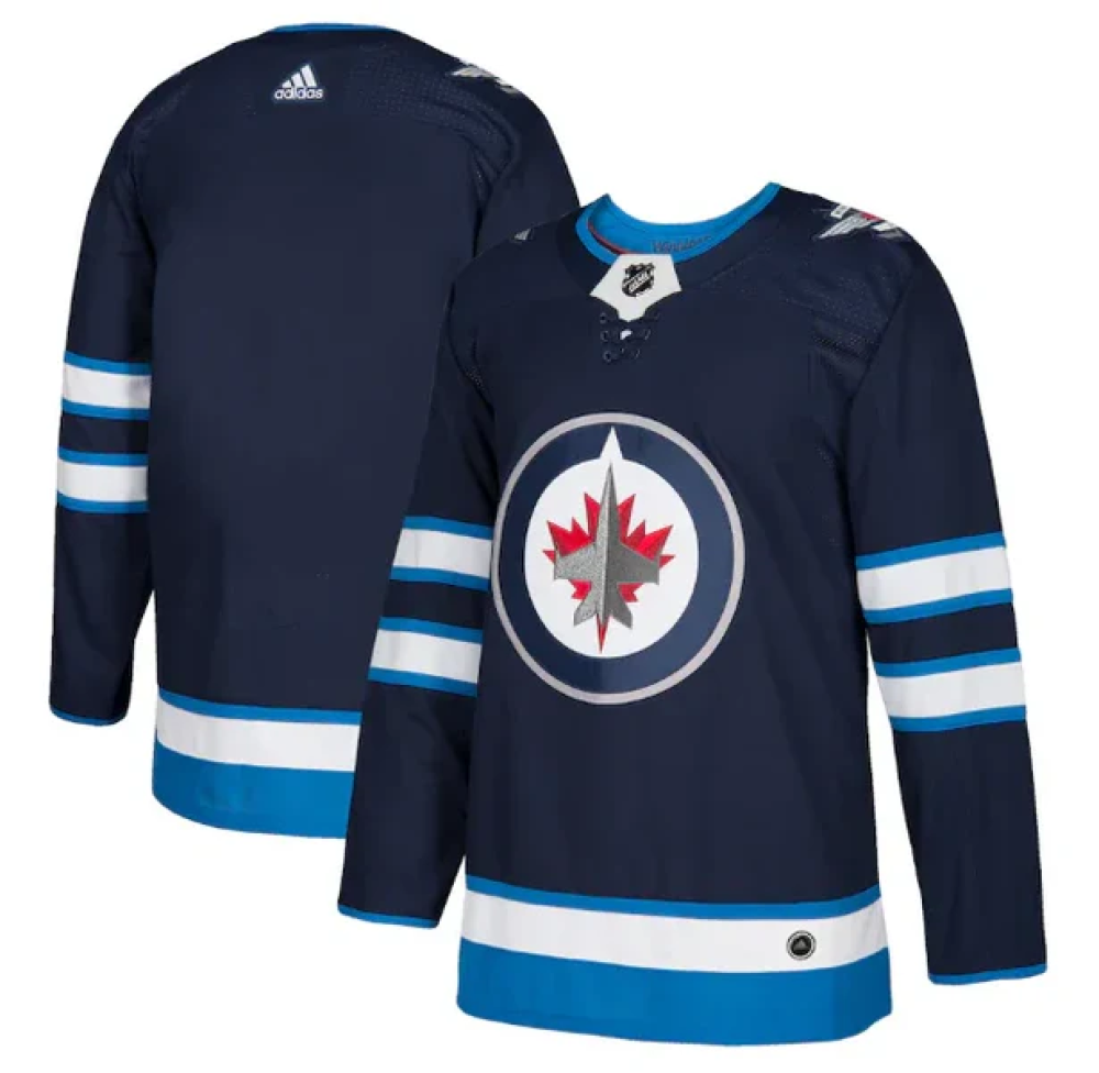 Camisa NHL Torcedor Winnipeg Jets Azul Marinho