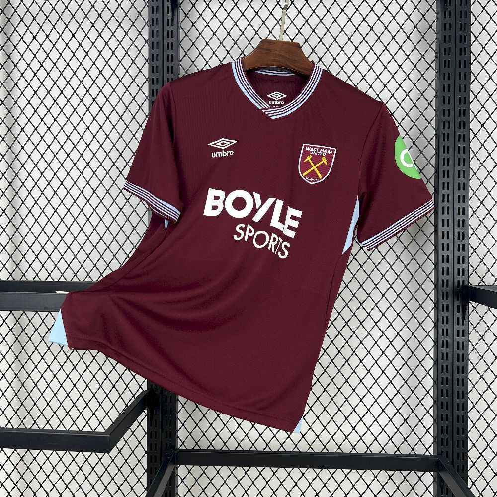 Camisa Masculina West Ham I - Umbro 25/26