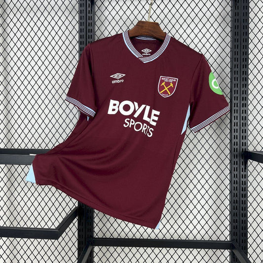 Camisa Masculina West Ham I - Umbro 25/26